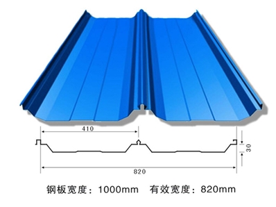 棗陽(yáng)角馳820型彩鋼瓦